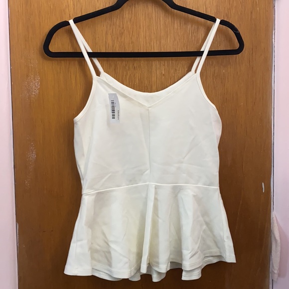 White Slip Top Medium NWT - Picture 3 of 4
